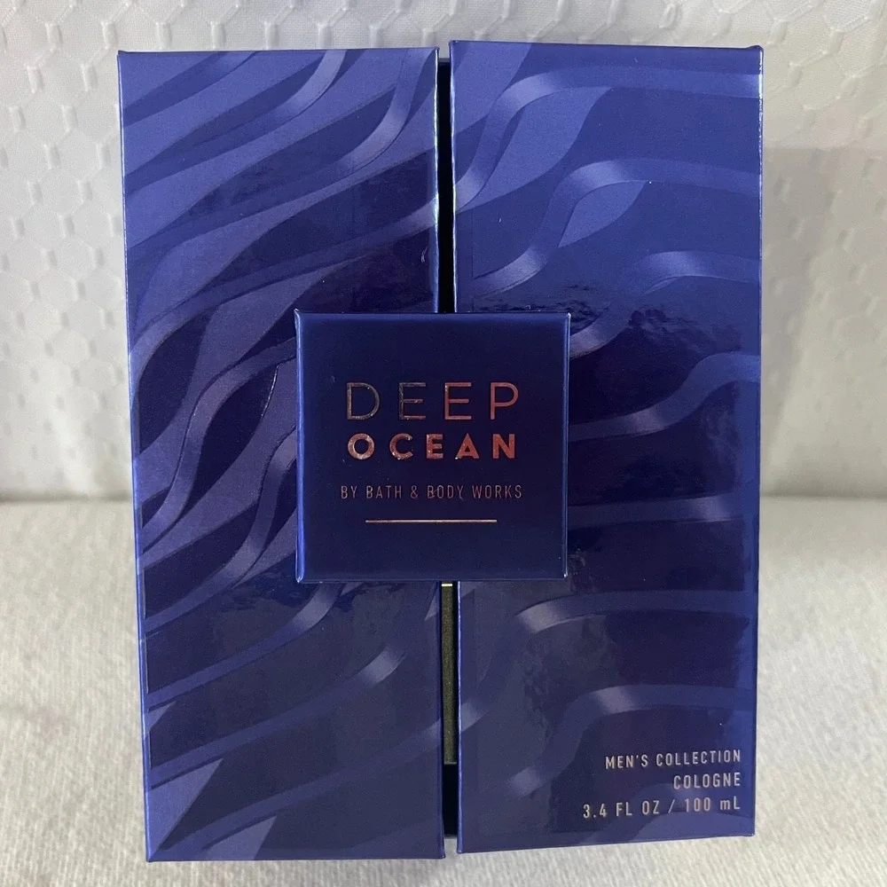 Bath & Body Works Deep Ocean Men's Collection Cologne 3.4fl.oz./100ml Full Size